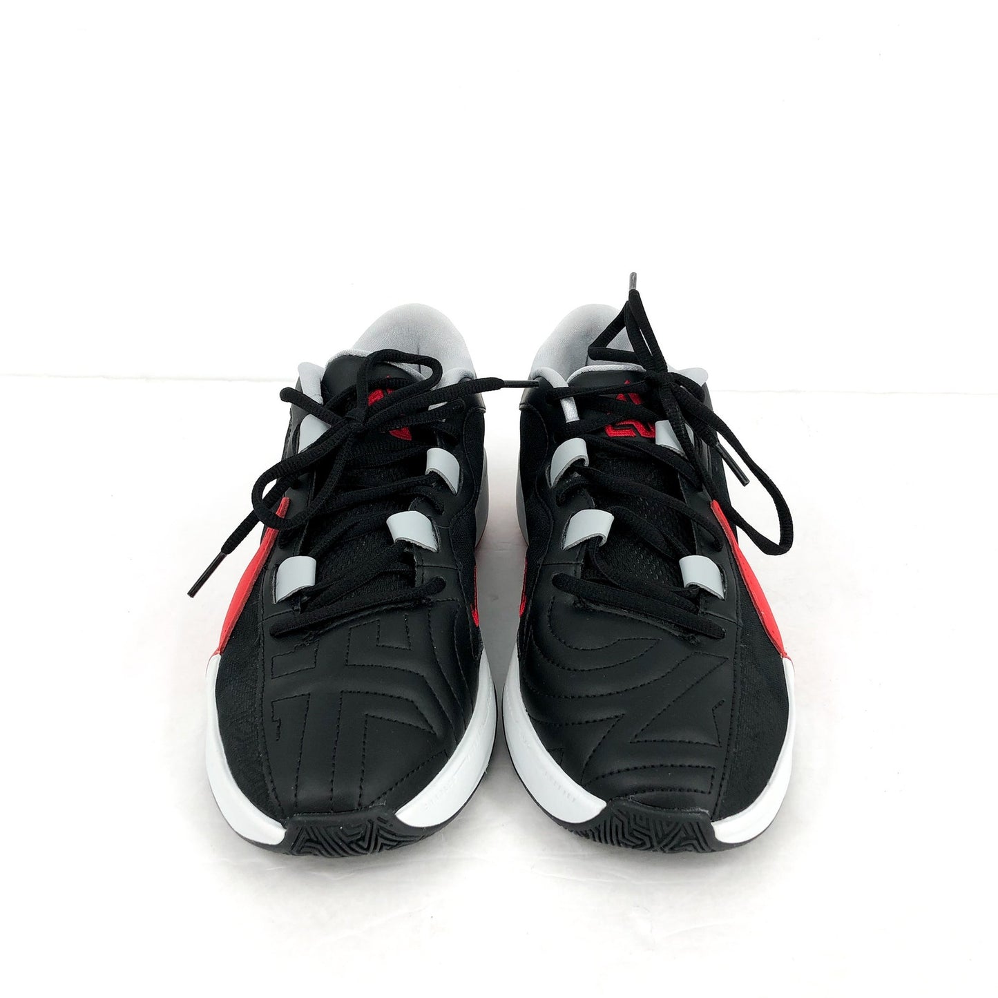 NIKE Air Zoom Freak 5 Basketball Shoes Mens 8.5 Womens 10 Black Red Giannis NWOB