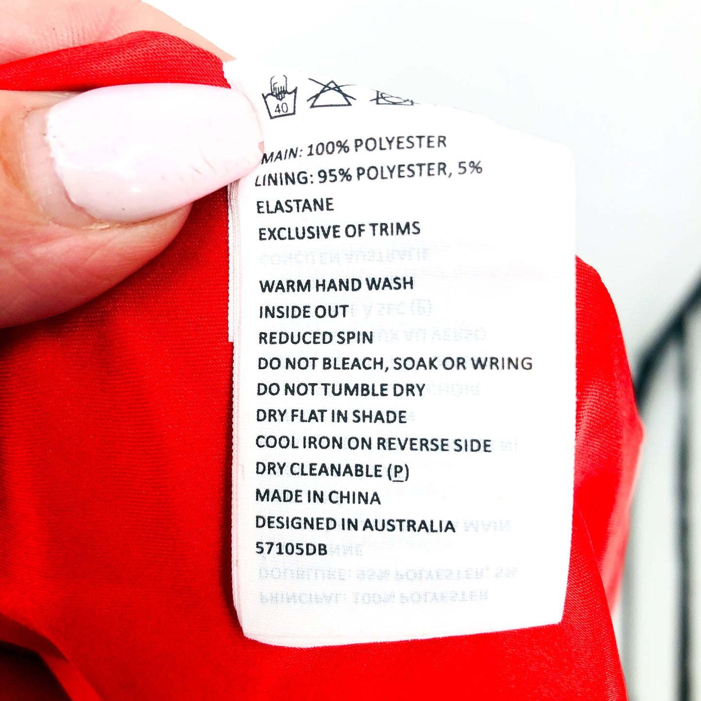 Bardot Ariel Leaf Lace Midi Dress US 6 Small Lipstick Red Spaghetti Straps NWT