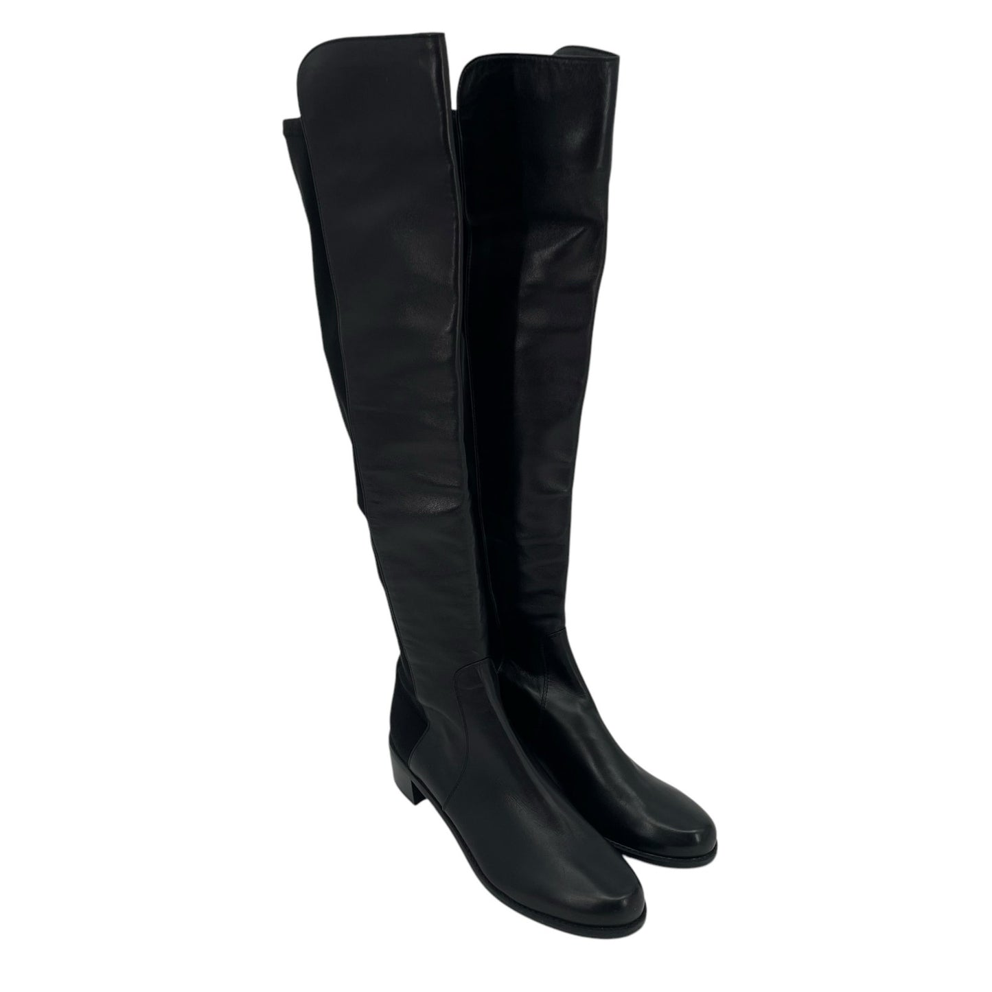 Stuart Weitzman Womens Reserve Over the Knee Boots US 9 M Black Suede NWOB