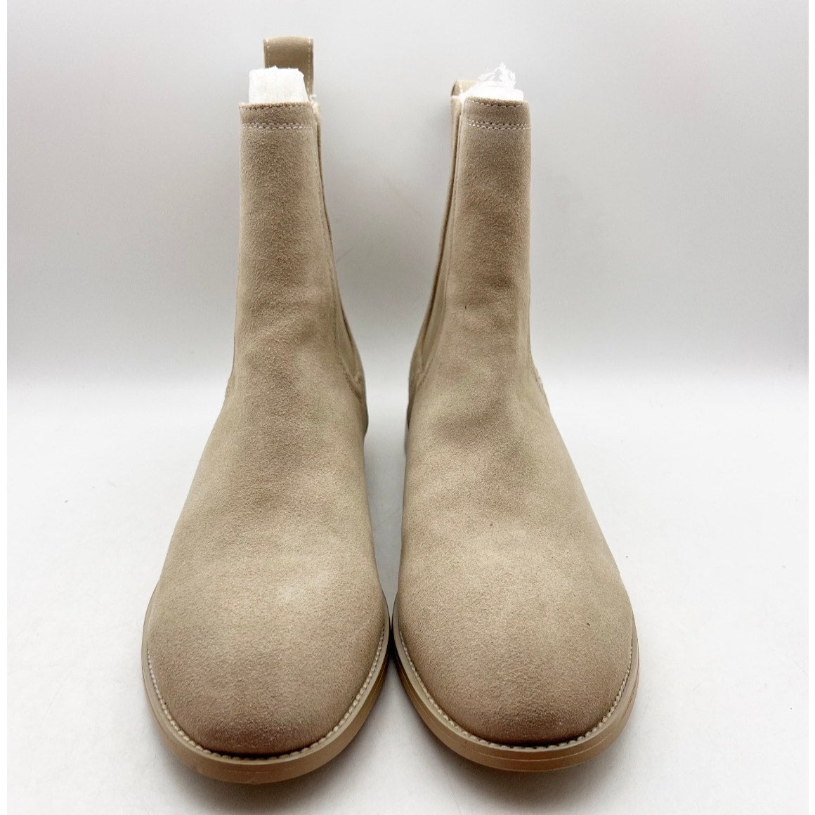 Saint Morta Mens Nomad Chelsea Boots Size 11 Light Stone Grey Round Toe NIB