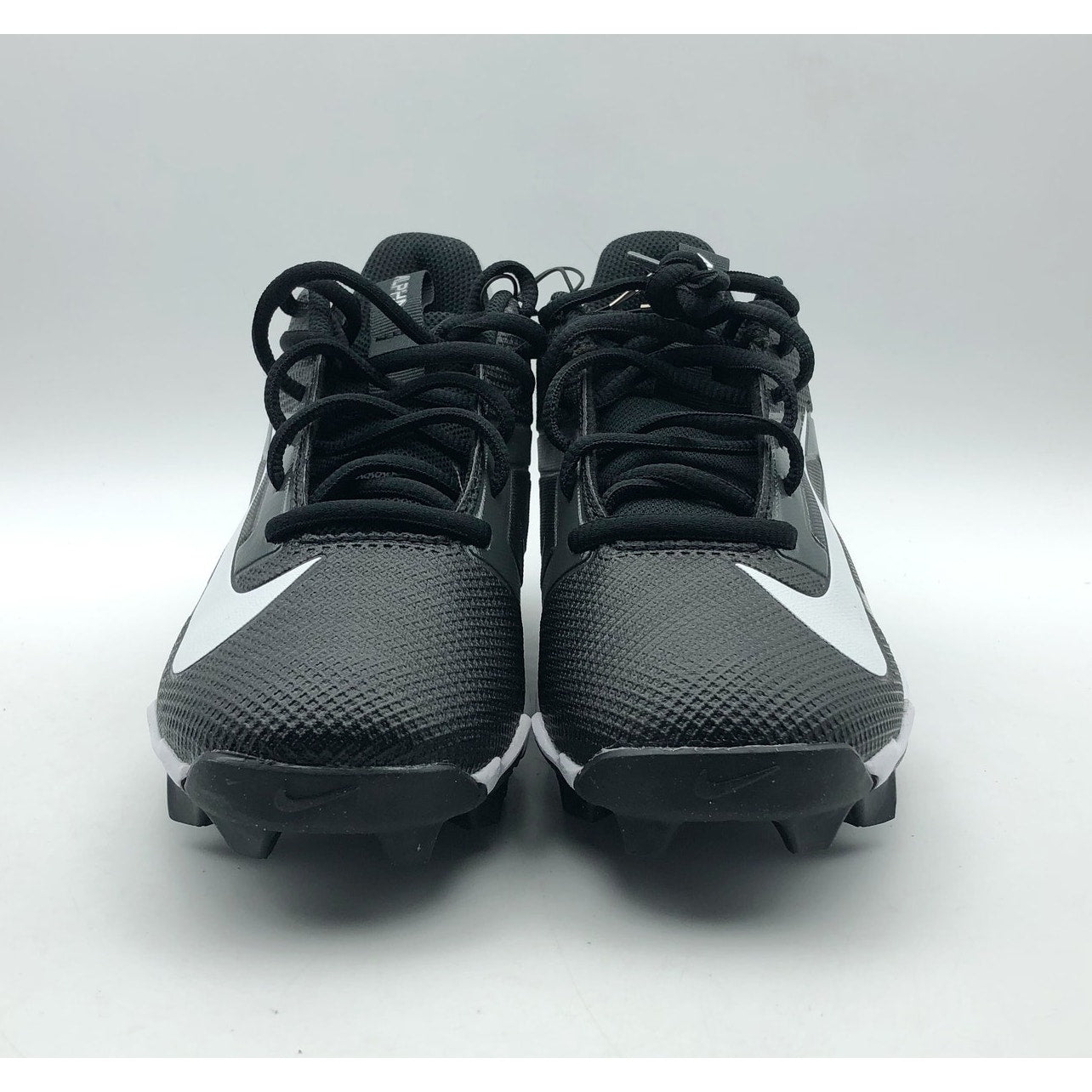 Nike Kids Alpha Menace 4 Shark Football Cleats 4.5 Wide Black Grey White NWOB