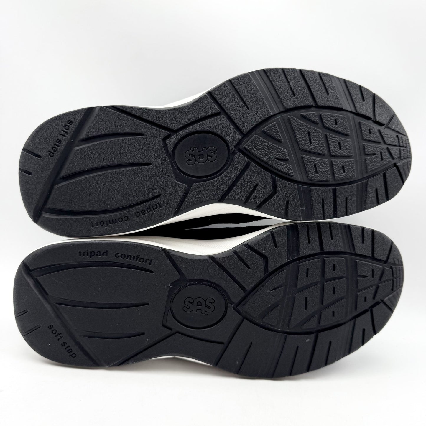 SAS Mens Journey Mesh Walking Sneakers US 9.5 M EU 42.5 Black Suede NIB