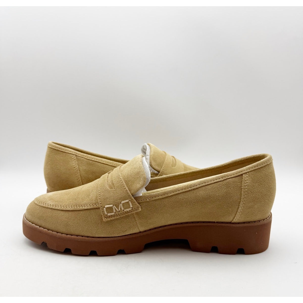 Vionic Women's Cheryl ll Loafers Size 8.5 M EU 39 Tan Sand Seude NIB