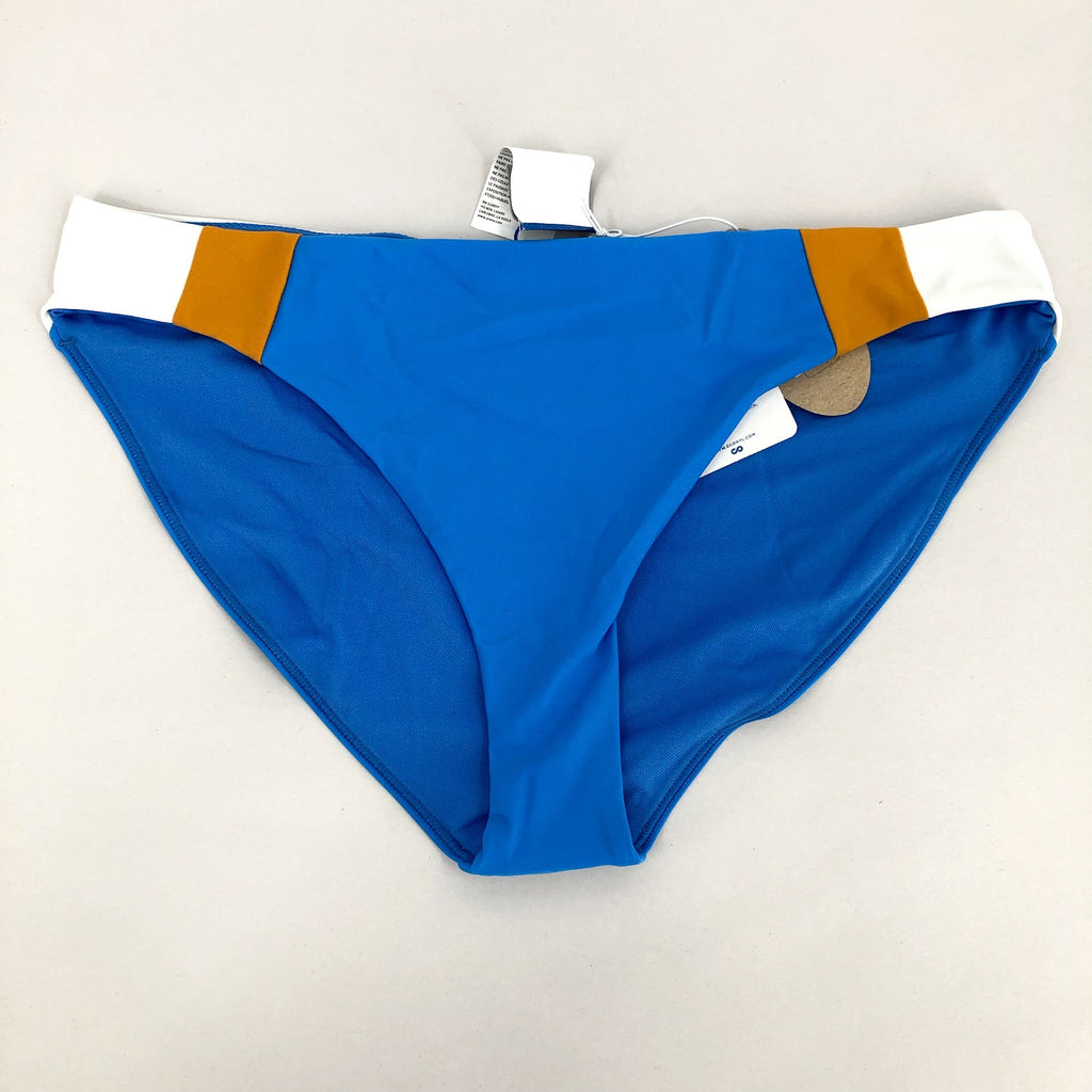 PRANA Women's Tulum Bottom XL Blue Clear Sky Colorblock Mid Rise NWT