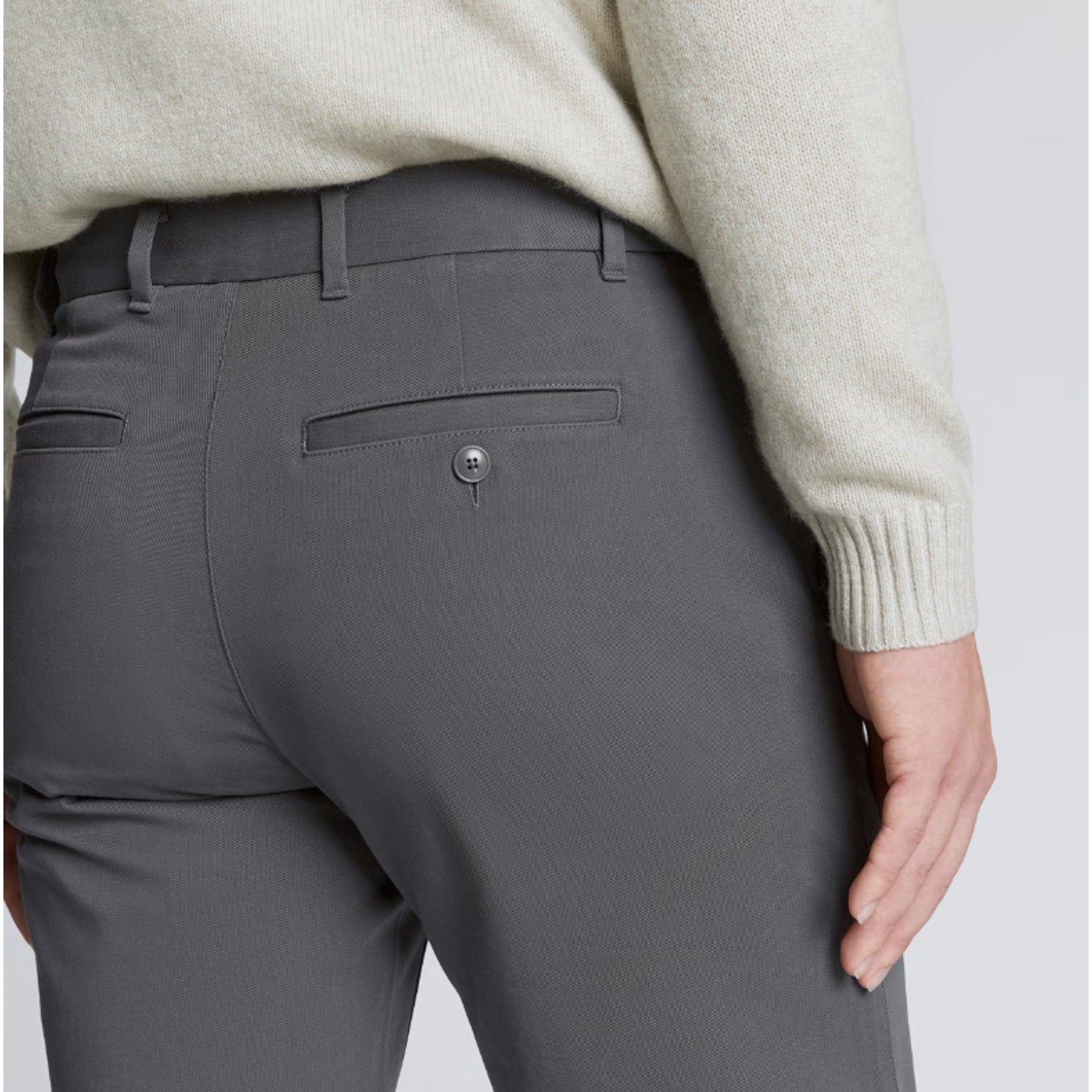 Everlane Mens Performance Chino Pants 31x30 Slate Grey Athletic Straight Leg NWT