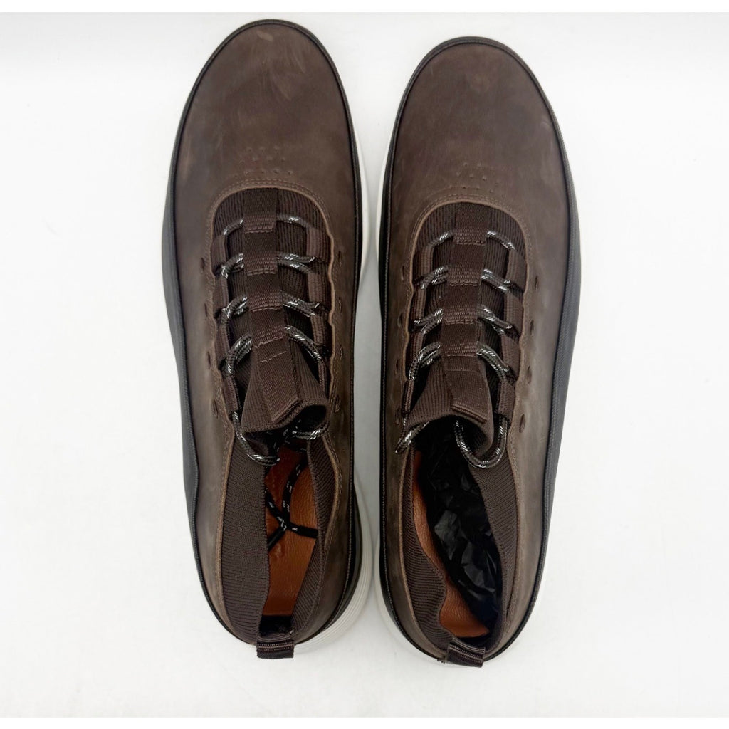 Wolf & Shepherd Mens Crossover Mid WTZ Sneakers Size 11 Dark Brown Leather NWOB
