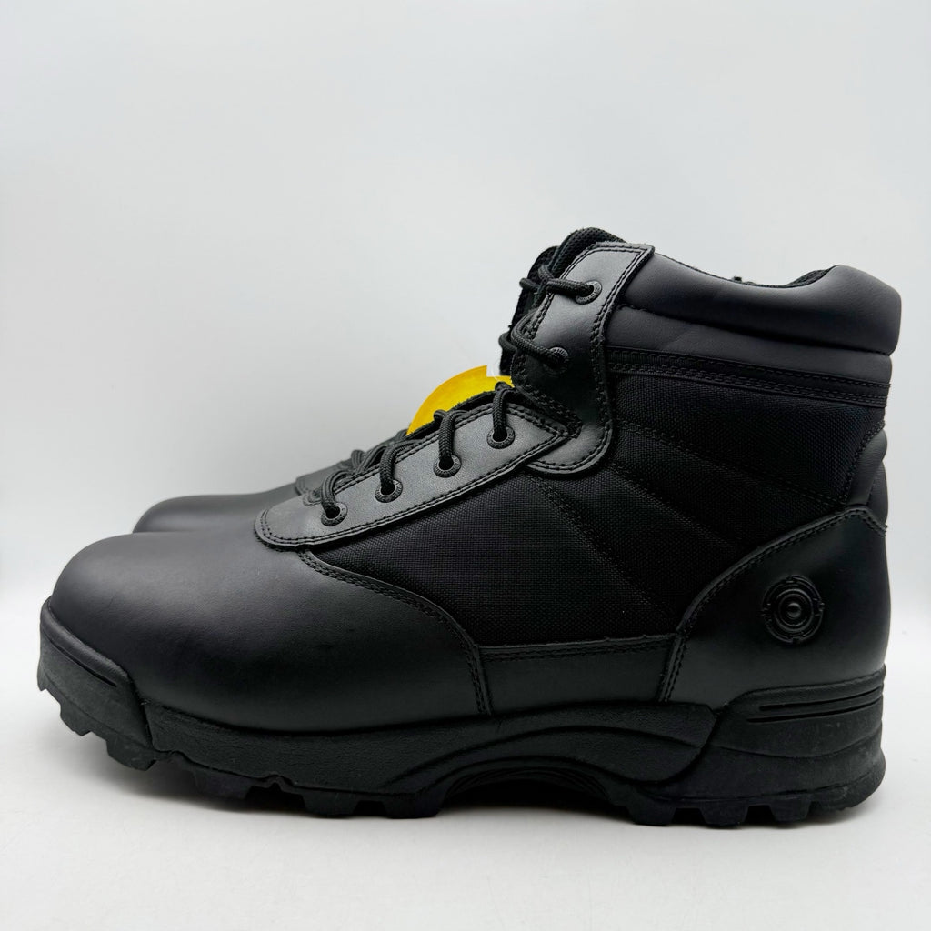 Original S.W.A.T. Mens Classic 6" Boots US 15 Wide Black Side-Zip SR NIB