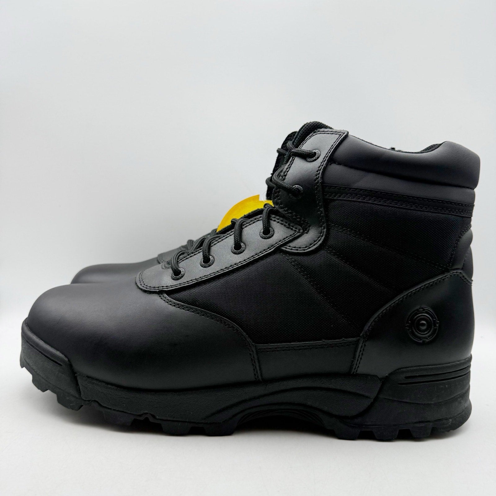 Original S.W.A.T. Mens Classic 6" Boots US 15 Wide Black Side-Zip SR NIB