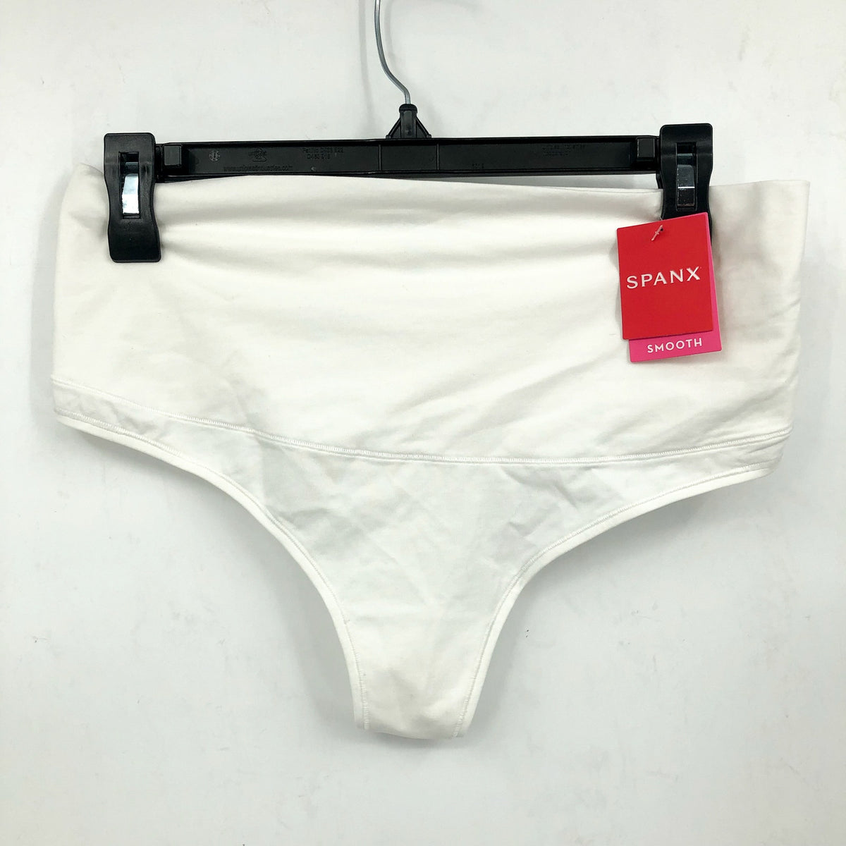 SPANX Women's Cotton Control Thong XL White Tummy Shaping 40052R NWT