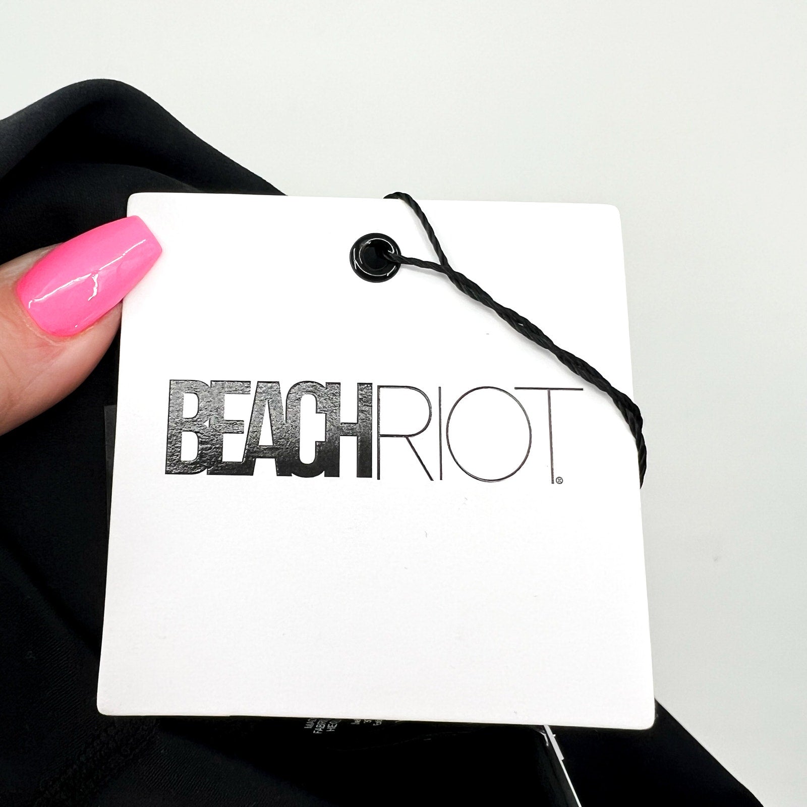 BEACH RIOT Women's Asher 7/8 Leggings Medium Black Colorblock Athletic NWT