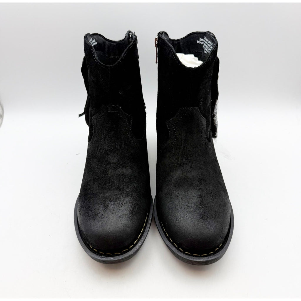 Born Womens Alondra Western Boots Size 9 M EU 40.5 Black Leather NIB