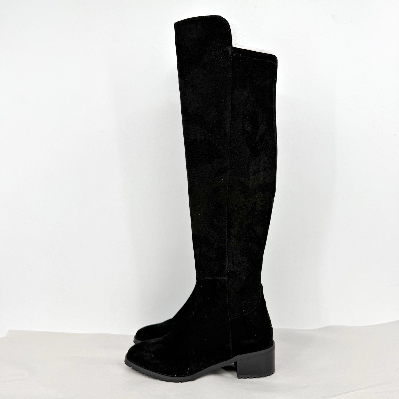 Blondo Womens Sierra Knee High Boot US 6 M EU 36-37 Black Suede Waterproof  NWOB