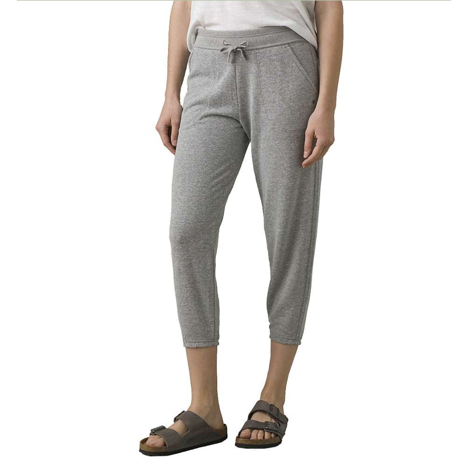 Prana Womens Cozy Up Ankle Joggers XS Heather Grey Sweatpants NWT