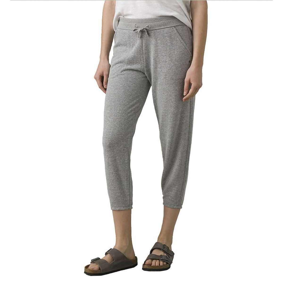 Prana Womens Cozy Up Ankle Joggers XS Heather Grey Sweatpants NWT