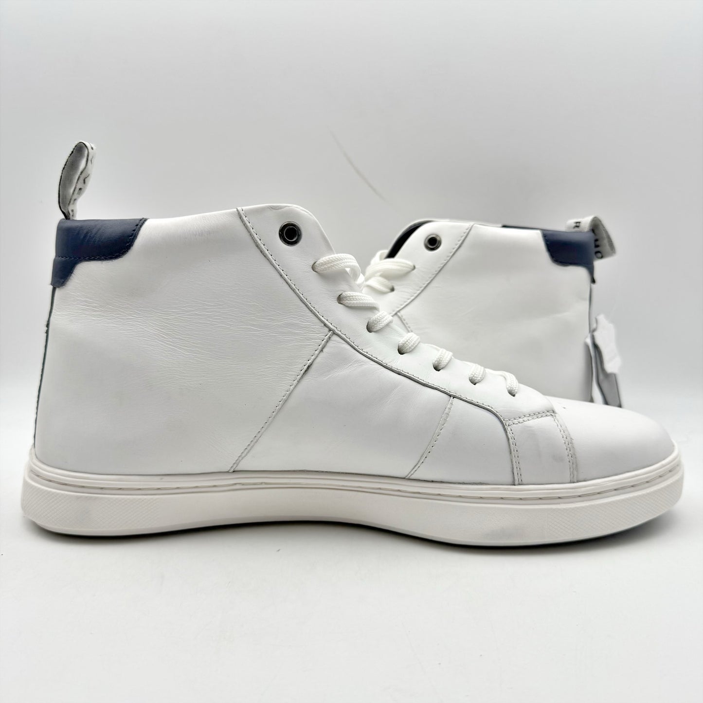 Anthony Veer Mens Kips High-Top Sneakers US 10.5 EU 43.5 White Leather NWOB