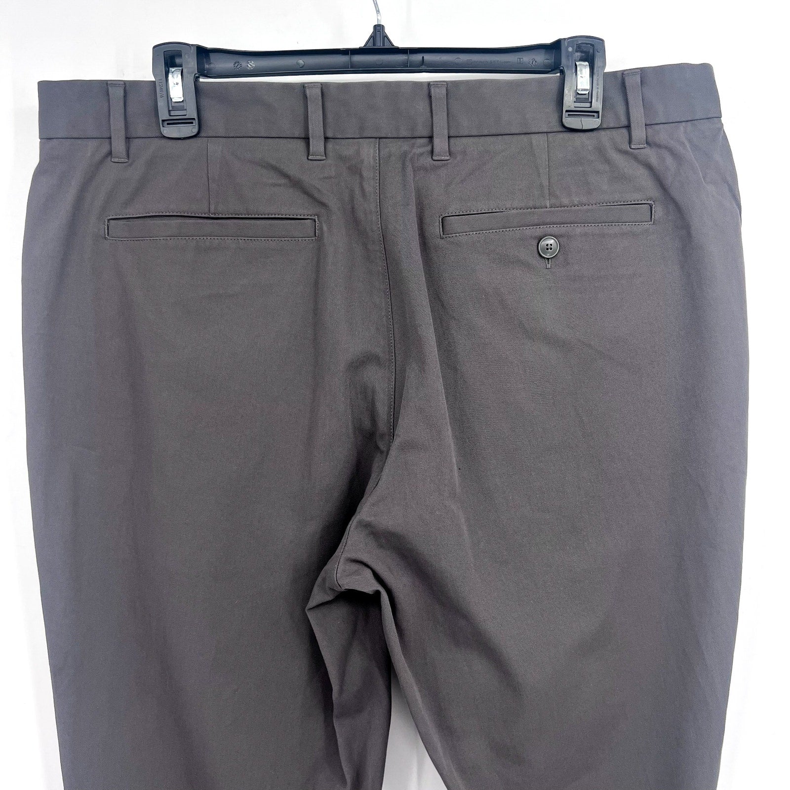 EVERLANE UNIFORM Men's The Performance Chino 36x34 Slate Grey Stretch Pants NWT