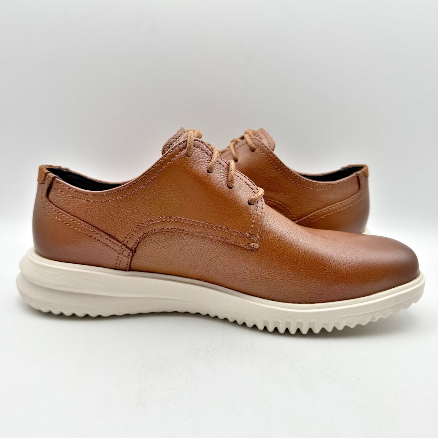 Cole Haan Mens Grand Plain Toe Oxford Shoes US 11 M EU 44 Brown Leather NIB