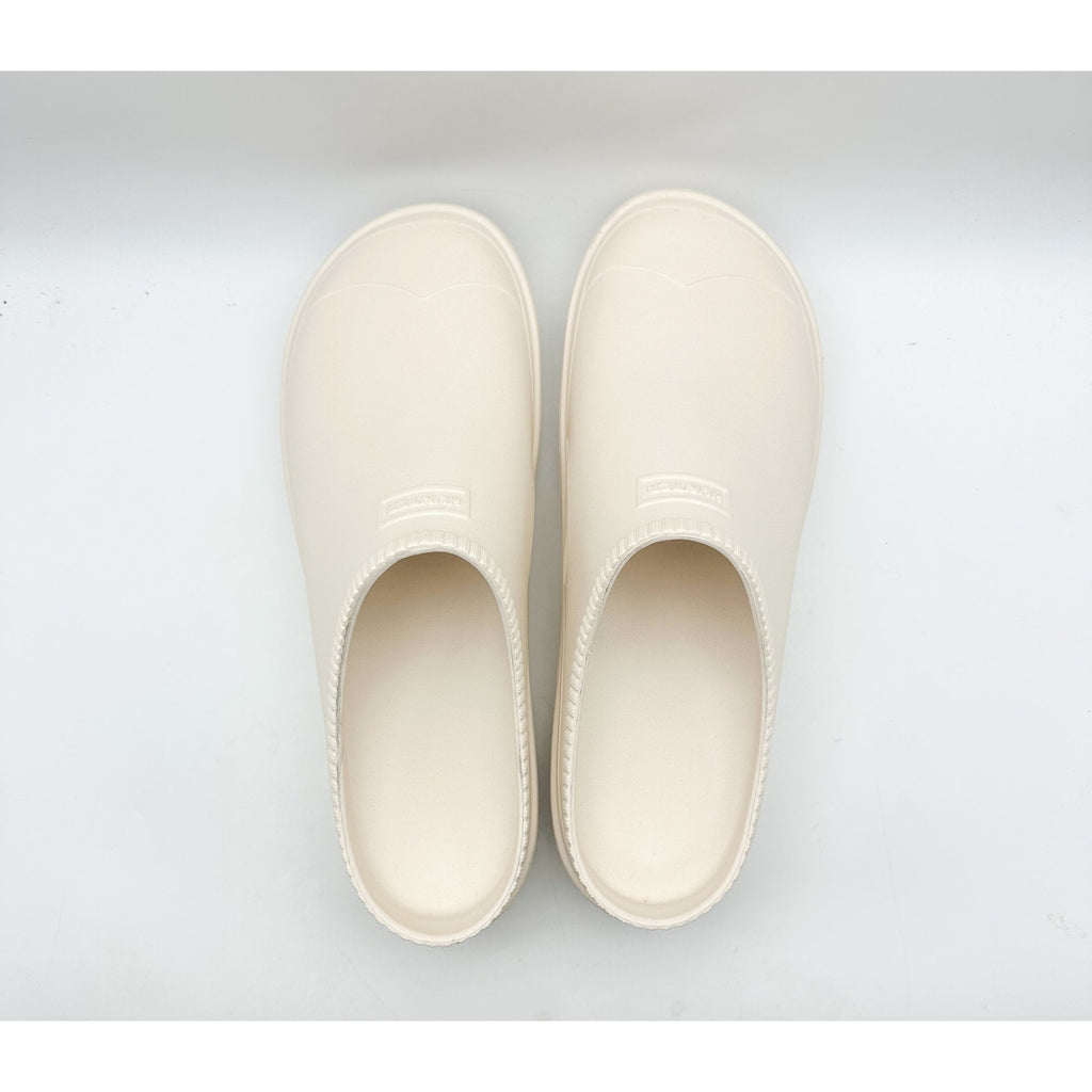 HUNTER Mens In/Out Bloom Clog Size 13 UK 12 White Willow Cream NWOB