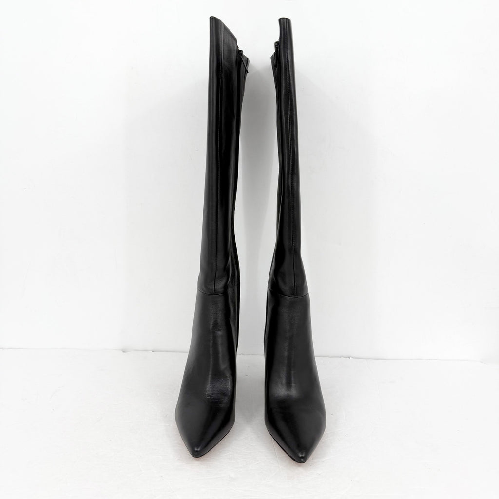 Vince Womens Pilar Knee High Boots US 6 M EU 36 Black Leather NIB