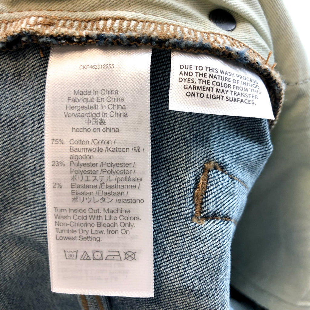 MADEWELL Men's Skinny Jeans 36x34 Blue Leeward Wash COOLMAX Denim MA262 NWT