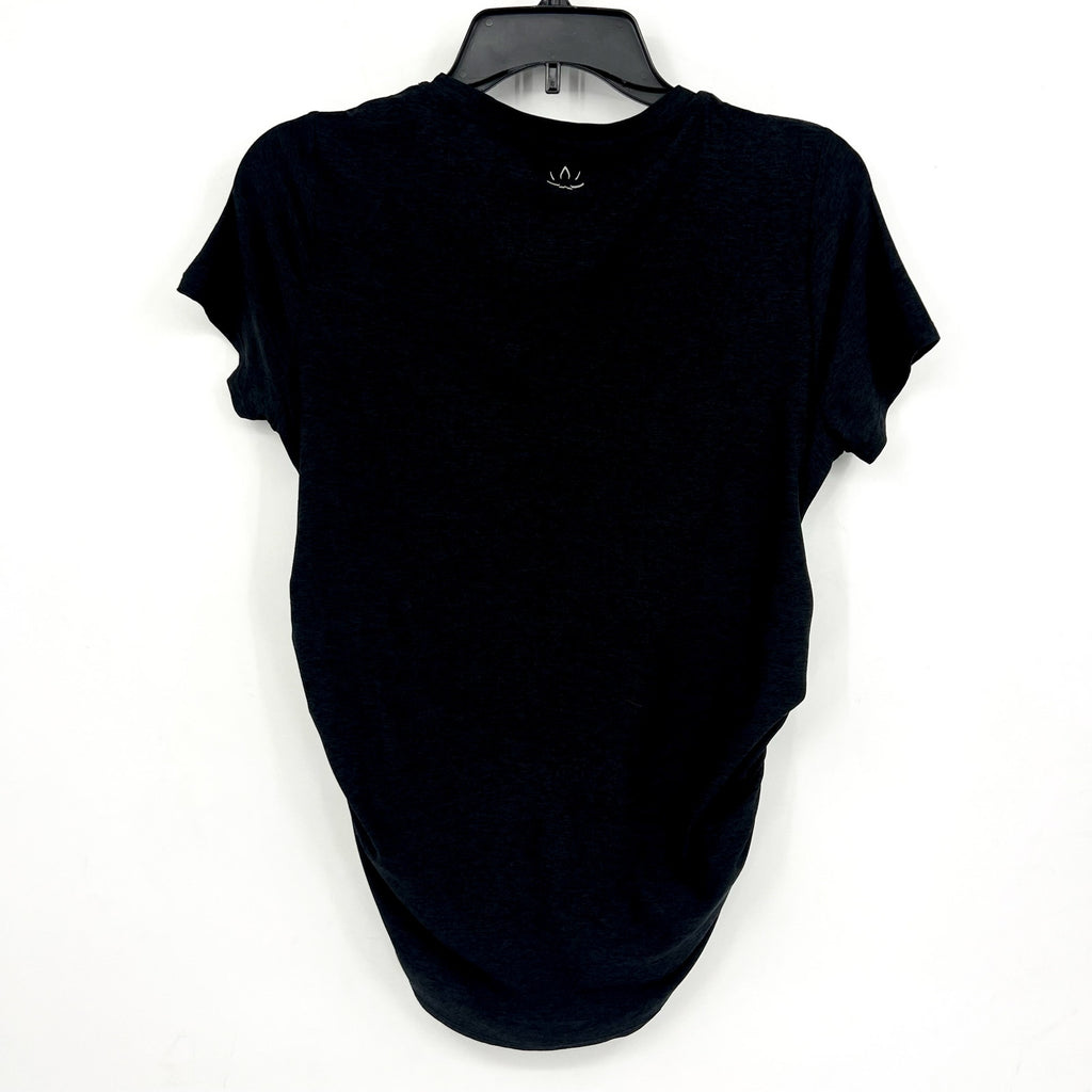 BEYOND YOGA Featherweight One & Only Maternity Tee Small Black NWOT