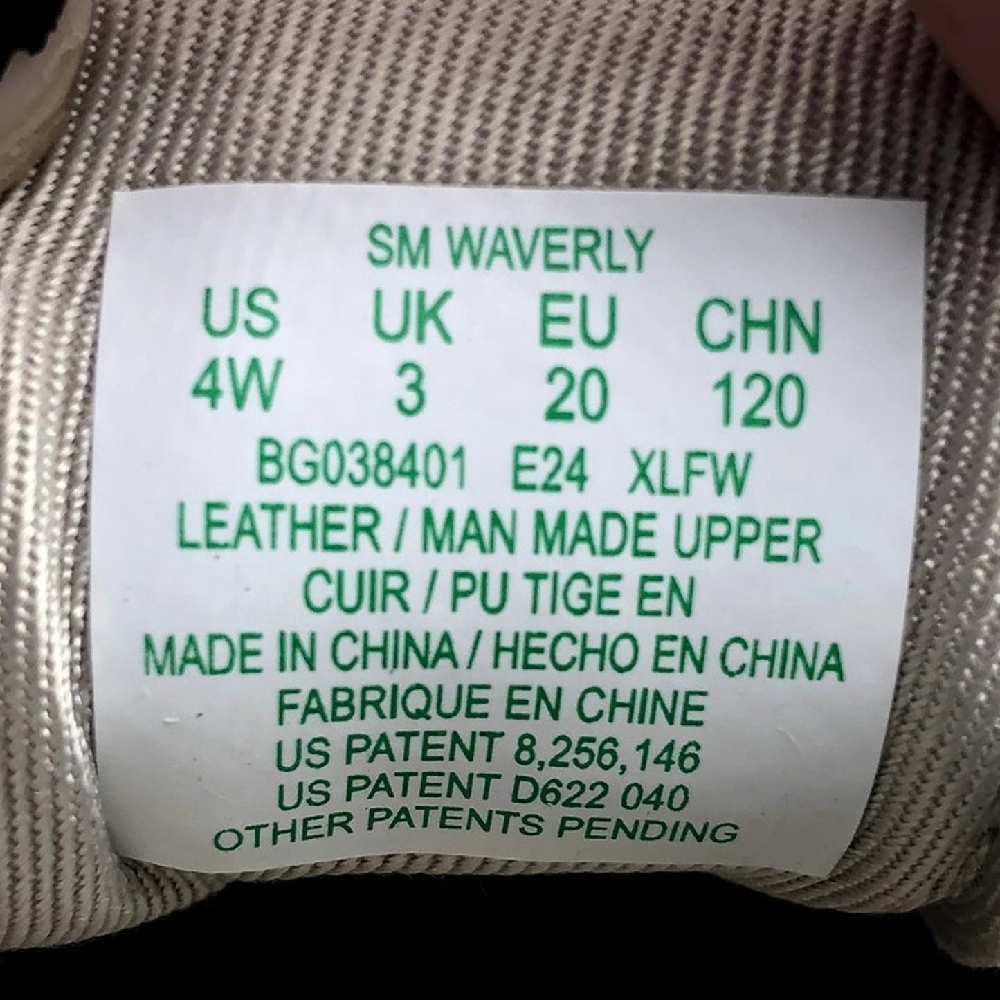 Stride Rite Girl SM Waverly Ecru Sneaker Size 4 Wide Toddler Shoes Off White NIB