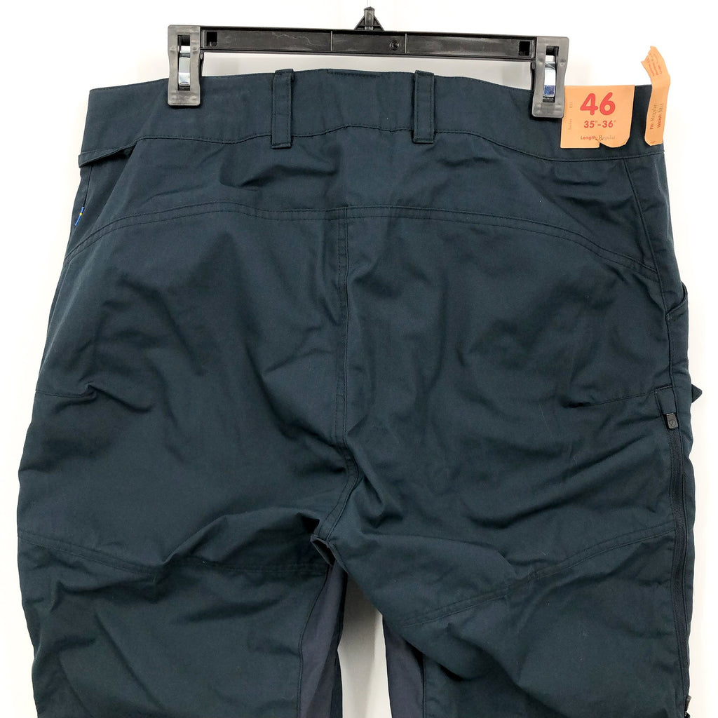 FJALLRAVEN Womens Vidda Pro Ventilated Pants US 14 EU 46 Navy Blue Trouser NWT