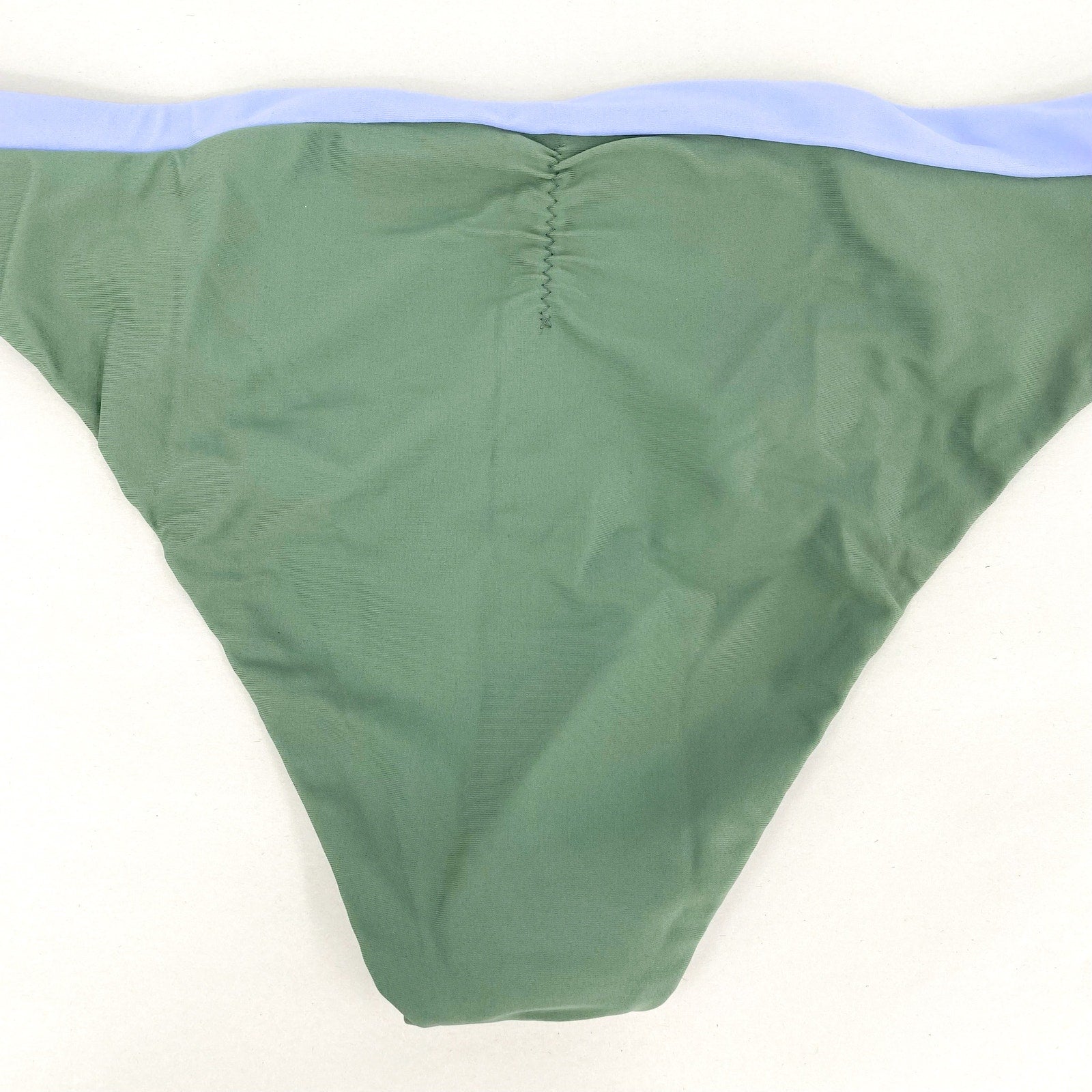 PRANA Women's Innix Bikini Bottom Medium Army Green Colorblock NWT