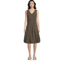 XCVI WEARABLES Gibbon Tank Dress Small Olive Green Sleeveless V Neck NWT