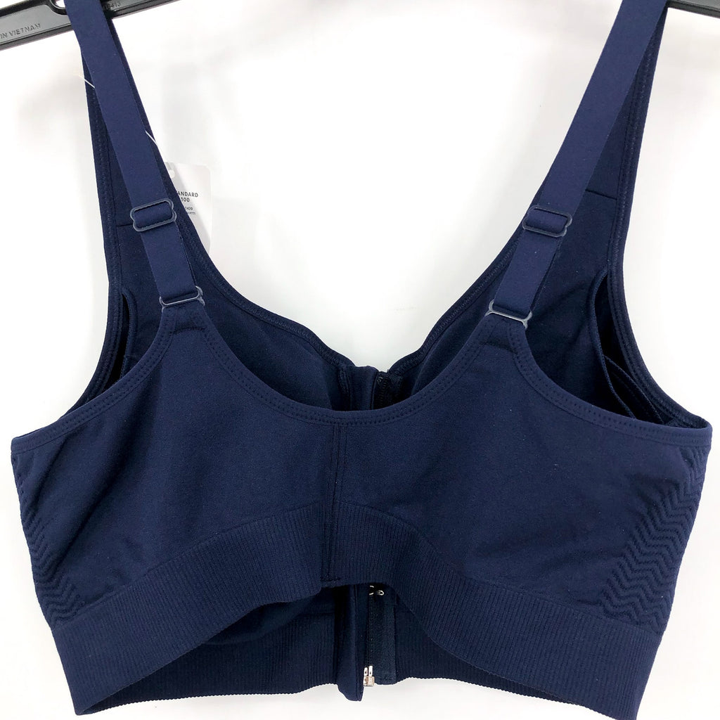 ANITA Women's Lynn Post Mastectomy Bra Large Maritime Blue Molded Cups NWT