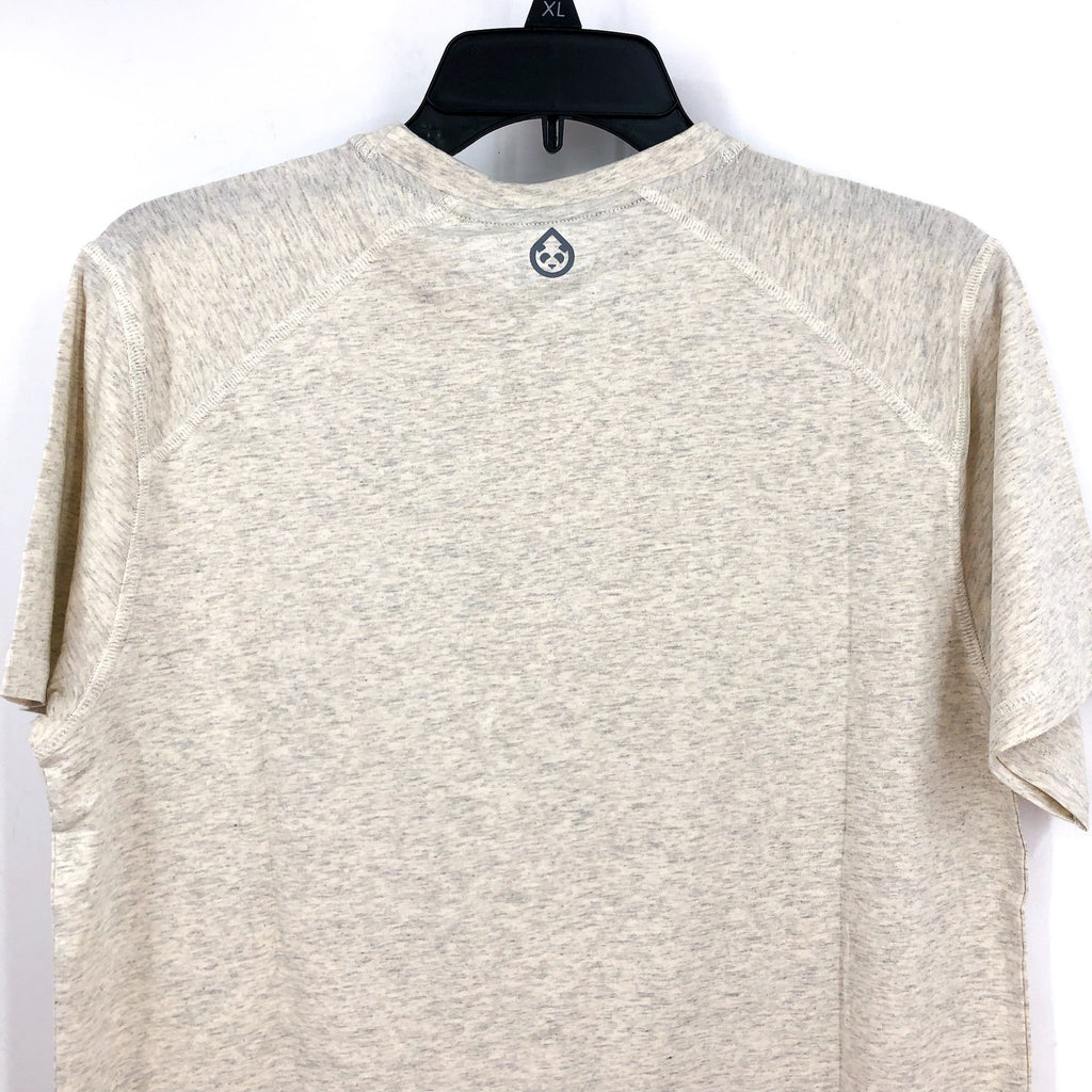 TASC Mens Performance Carrollton Fitness T-Shirt Small Beige Mineral Heather NWT