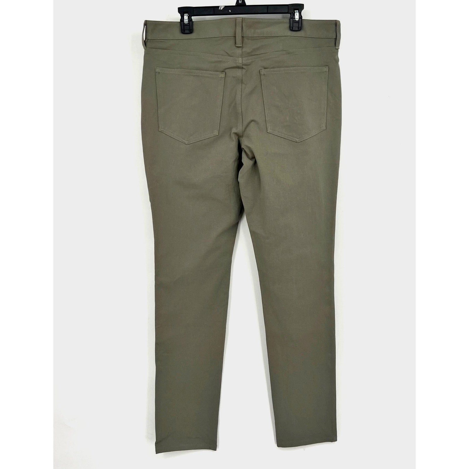 EVERLANE Men's The Performance 5-Pocket Pants 35x34 Green Business Casual NWT