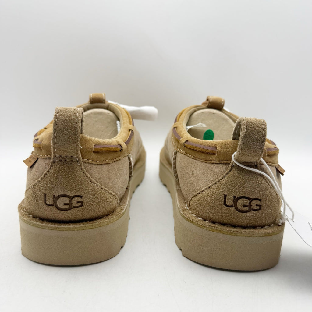 UGG Womens Ultra Mini Crafted Regenerate Bootie US 8 EU 39.5 Sand Tan Suede NWOB