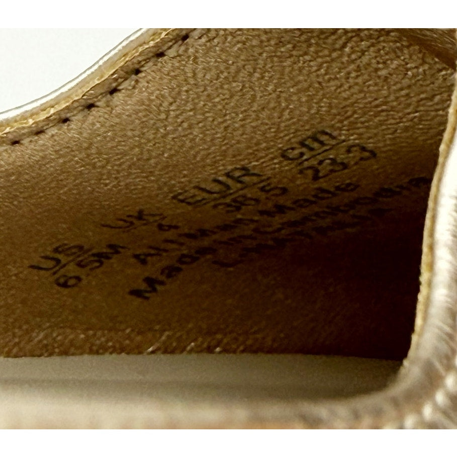 Franco Sarto Womens Natalia Pumps US 6.5 M EU 36.5 Rose Gold Leather NIB