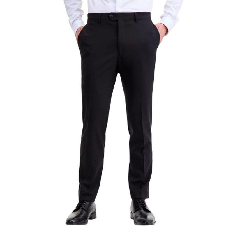 TED BAKER Men's Jim CT Dress Pants 31R Black Flat Front 100% Wool NWT