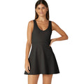 BEYOND YOGA Women's Movement Dress XS Grey Darkest Night Spacedye NWT