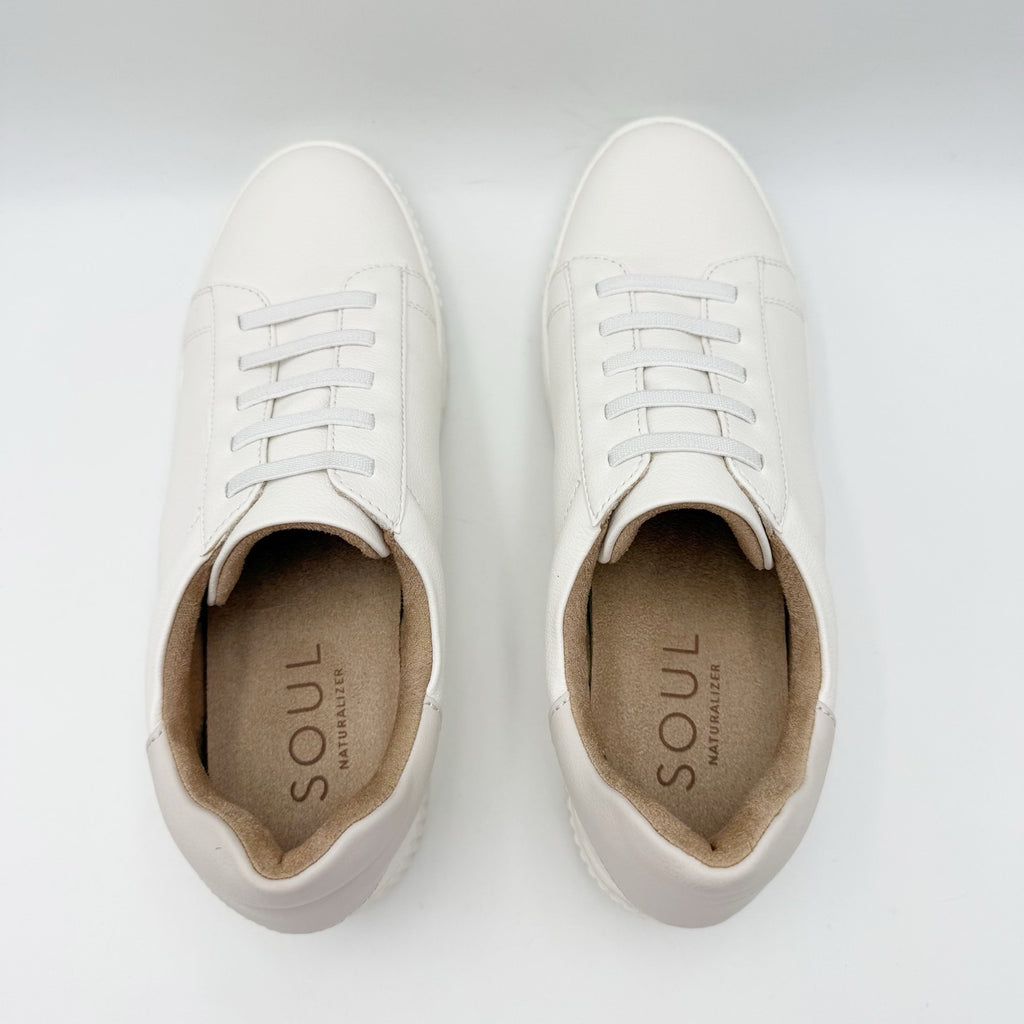 Soul Naturalizer Womens Tia Stepin Casual Sneakers Size 9.5 EU 40.5 White NWOB