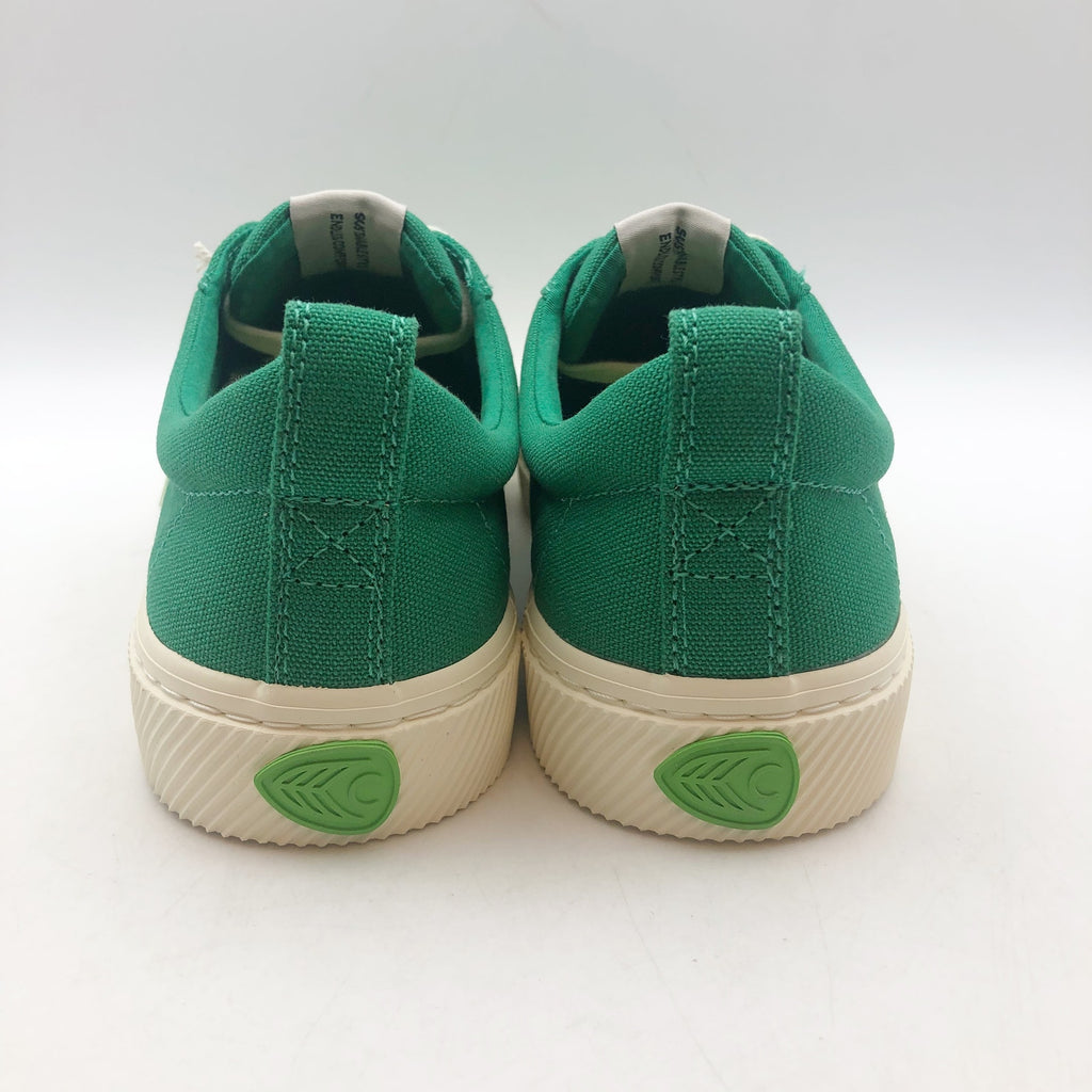 Cariuma OCA Low Canvas Sneaker Men's 8 Women's 9.5 Green Organic Cotton NIB