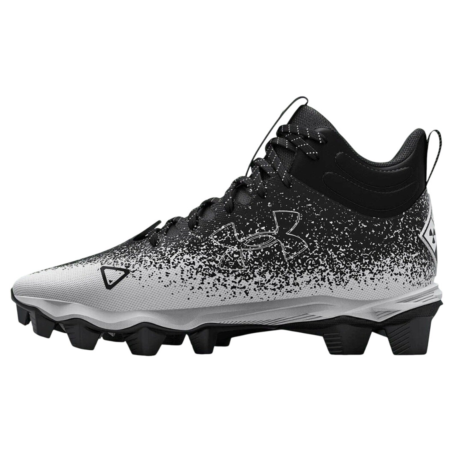 Under Armour Boys Spotlight Franchise RM 2.0 Football Cleats Size 4.5 Black NWOB