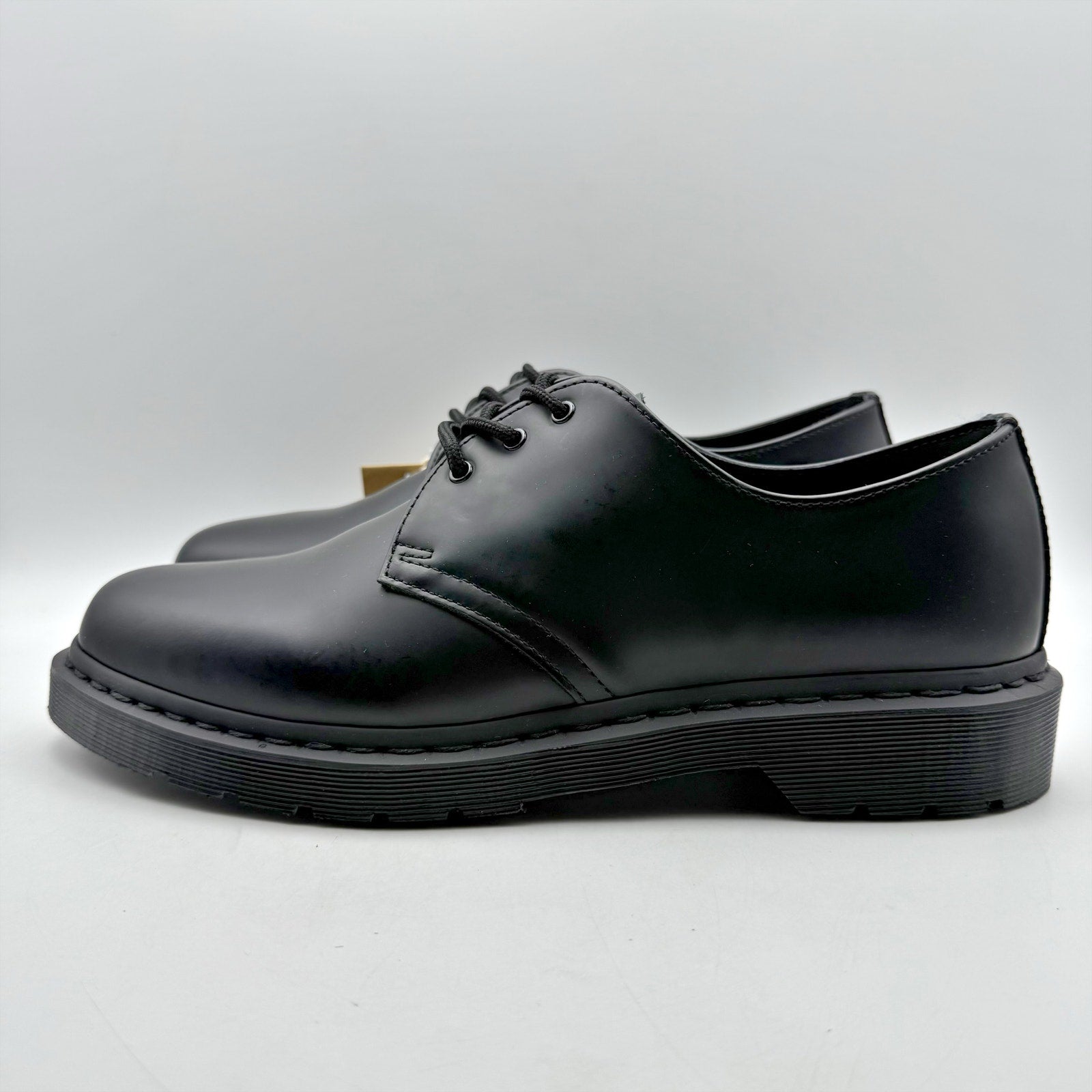 Dr. Martens 1461 Mono Smooth Oxford Shoes Mens 9 Womens 10 Black Leather NIB