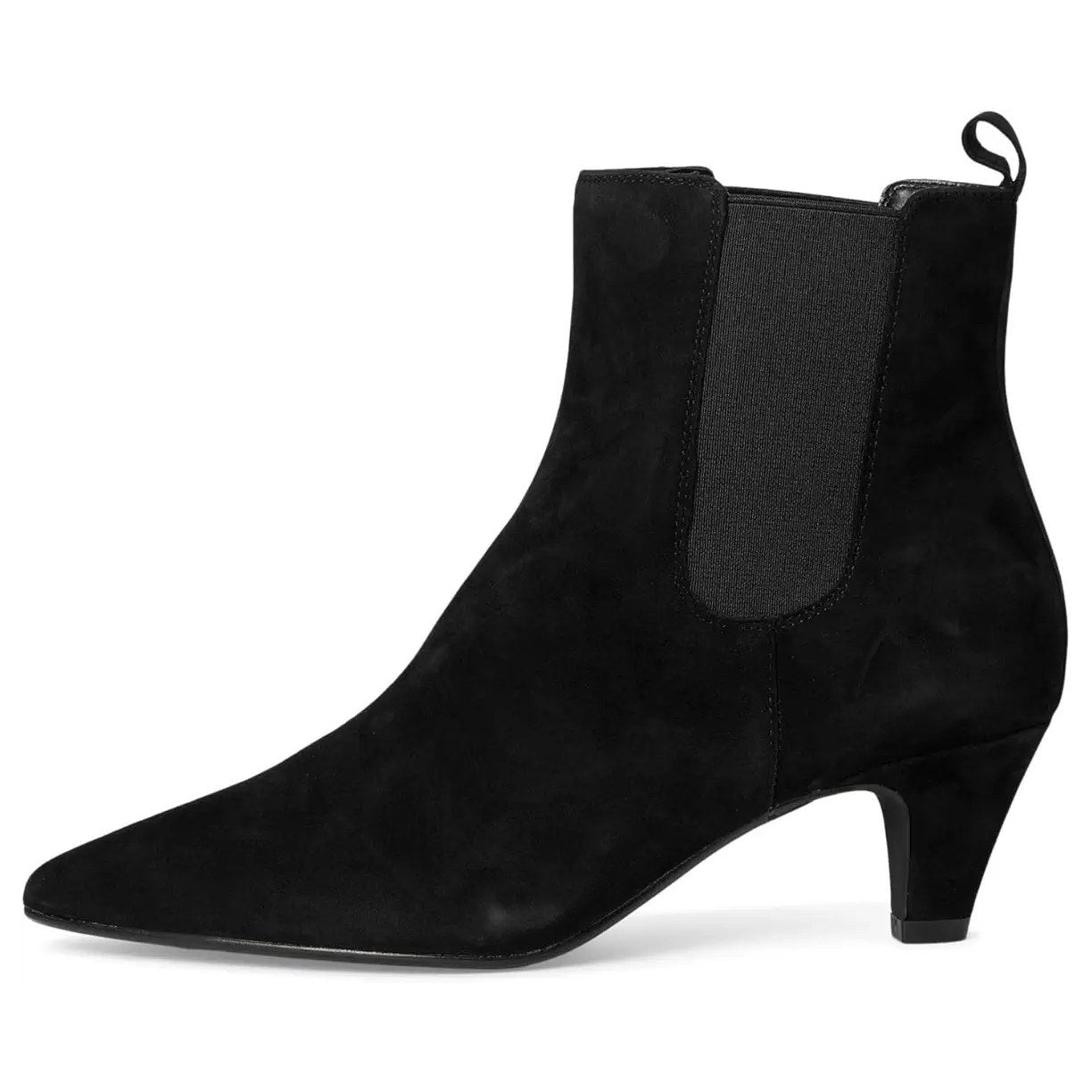 Dune London Womens Obvious Ankle Bootie EU 40 US 10 Black Suede NIB