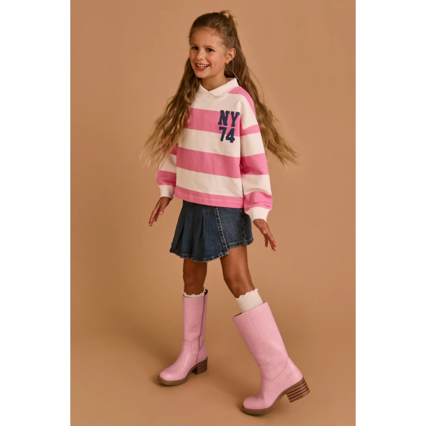 Frye & Co. Girls Miranda Riding Boots US 2 M EU 33.5 Light Pink NWOB