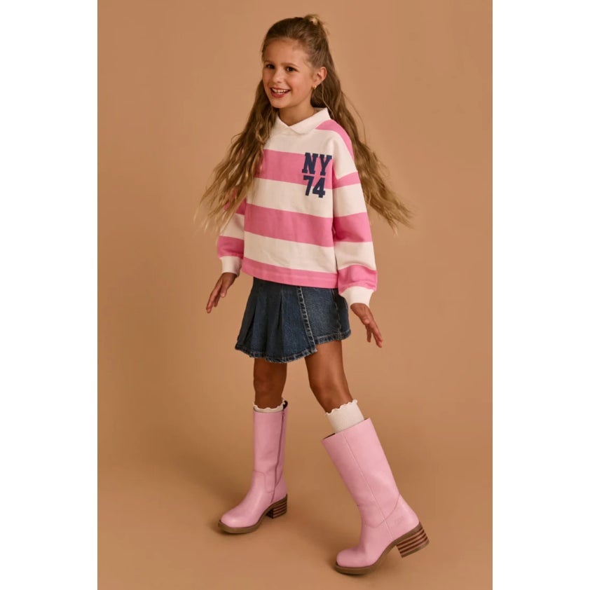 Frye & Co. Girls Miranda Riding Boots US 2 M EU 33.5 Light Pink NWOB