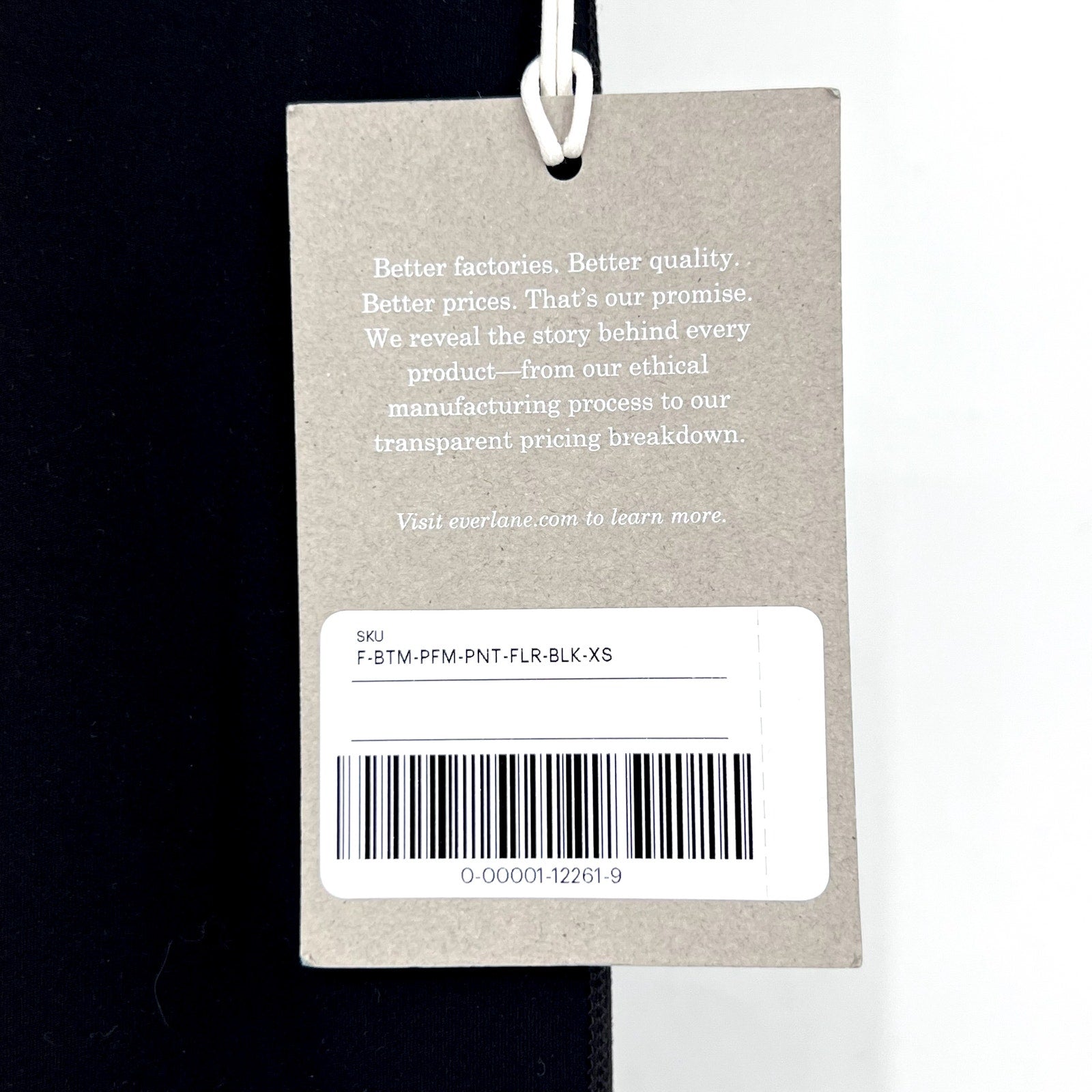 EVERLANE Women's The Perform Flare Leggings XS Black High Waisted NWT