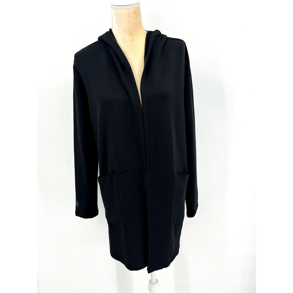 SKECHERS Women's Skechluxe Elevate Restful Hoodigan Jacket Small Black NWT