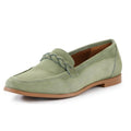Seychelles Womens Afternoon Stroll Loafers Size 7.5 Sage Green Suede NIB