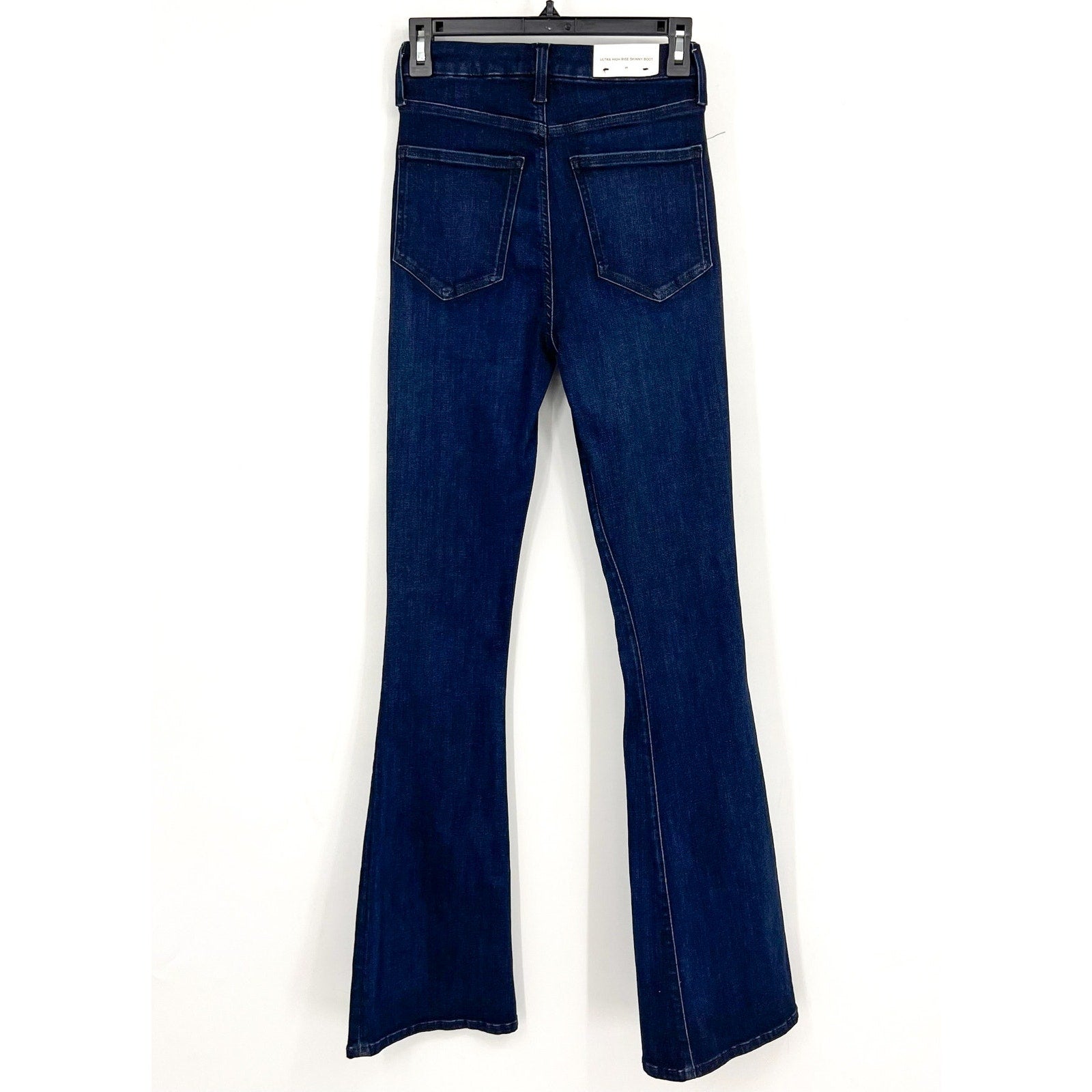7 FOR ALL MANKIND Skinny Bootcut Jeans Size 26 US 2 Dark Blue Ultra High NWT