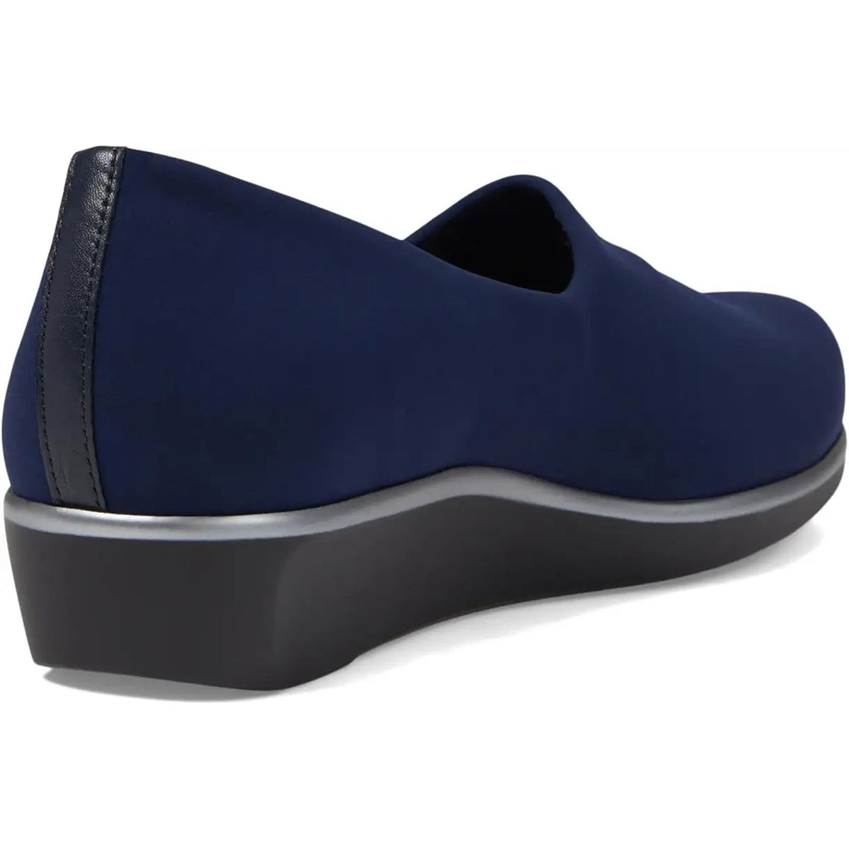 SAS Womens Bliss Slip On Wedge Shoes Size 9 M Navy Blue Comfort NIB