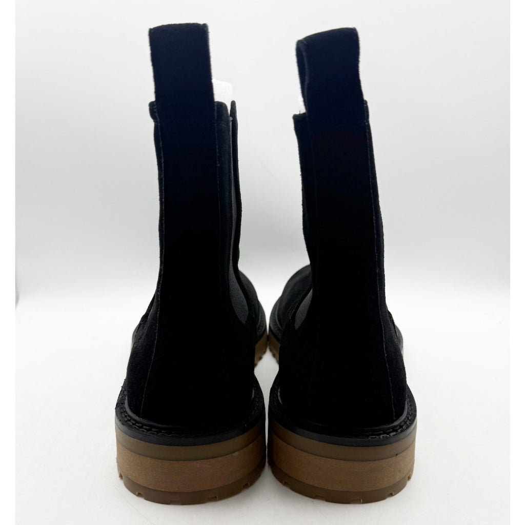 Saint Morta Men's Chunky Chelsea Boots Size 12 EU 46 Black Suede Gum NIB