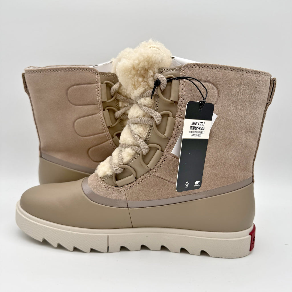 Sorel Womens Joan of Arctic Next Boots US 9.5 Taupe Tan Waterproof Insulated NIB